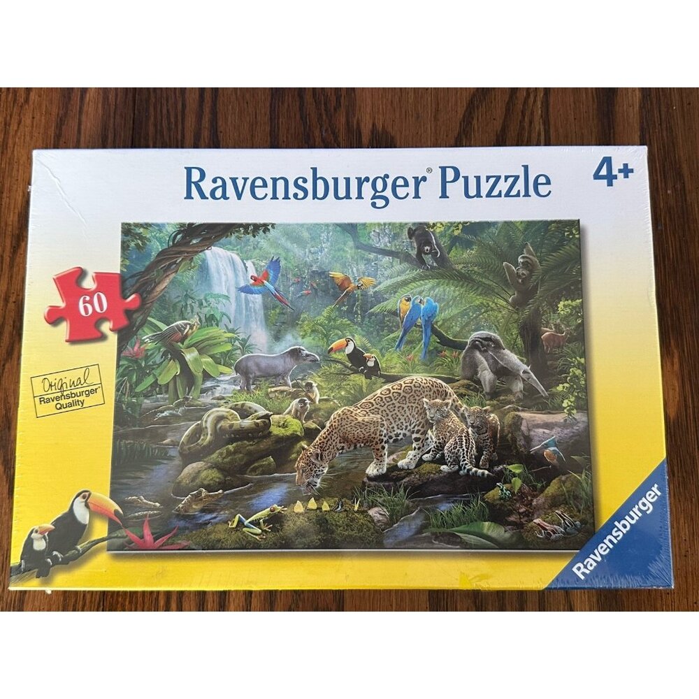 Ravensburger Rainforest Animals - 60 Piece Jigsaw‎ Puzzle